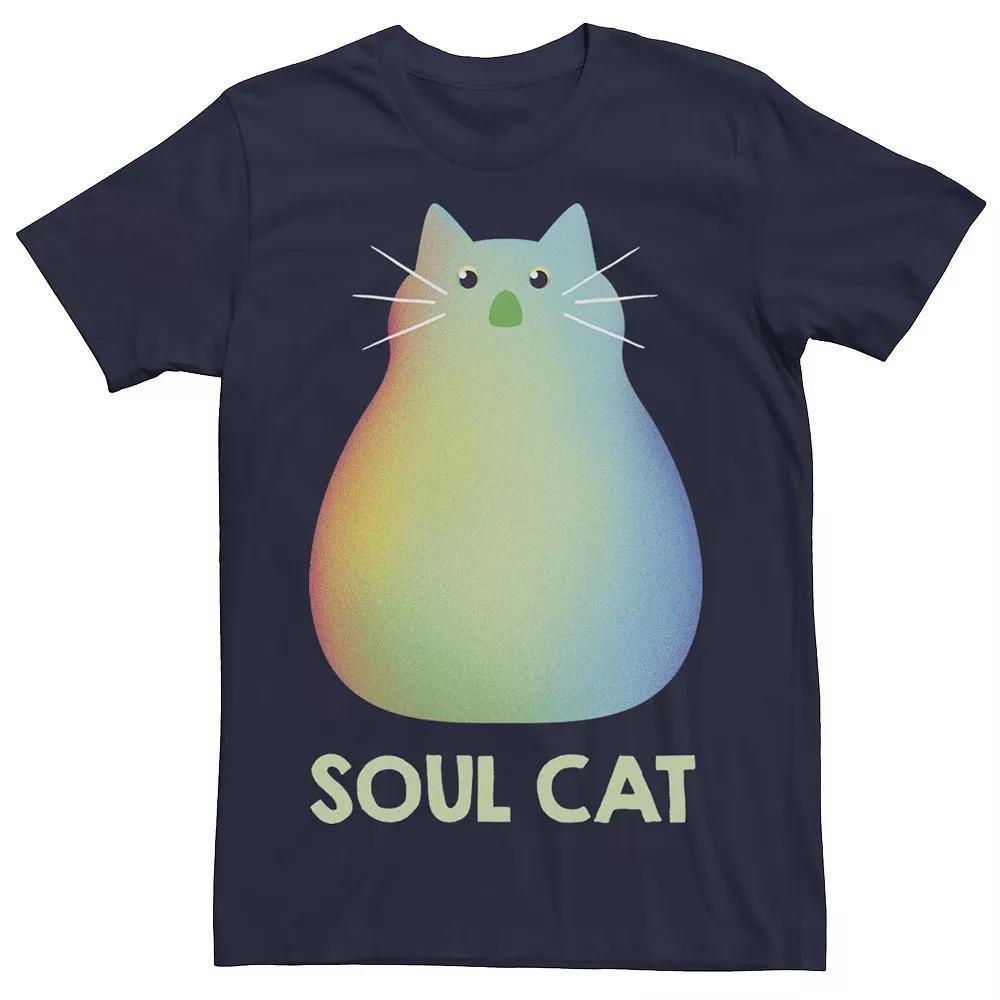 Disney / Pixar's Soul Men's Cat Portrait Tee, Size: Small, Blue Product Image