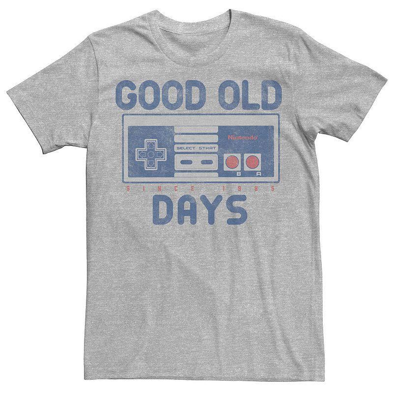 Men's Nintendo NES Controller Good Old Days Retro Tee, Size: Medium, Light Blue Product Image