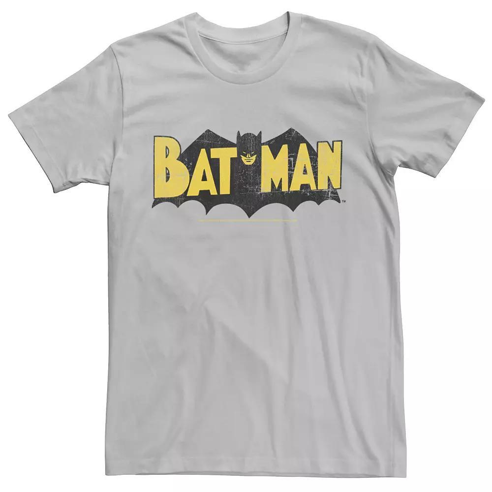 Men's Batman Force Of Good Tee, Size: Small, Silver Product Image