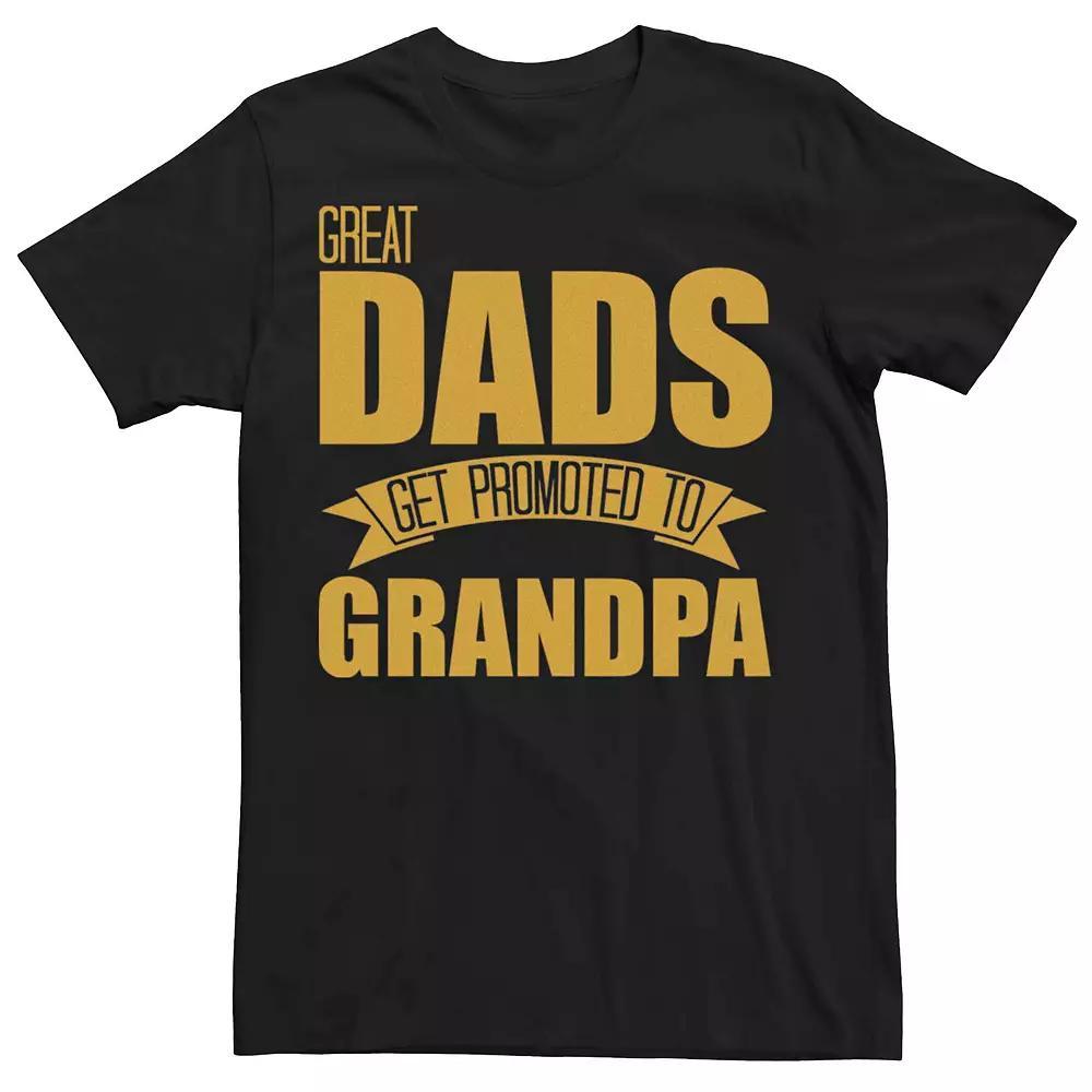 Men's Dad Promotion Graphic Tee, Size: XL, Black Product Image