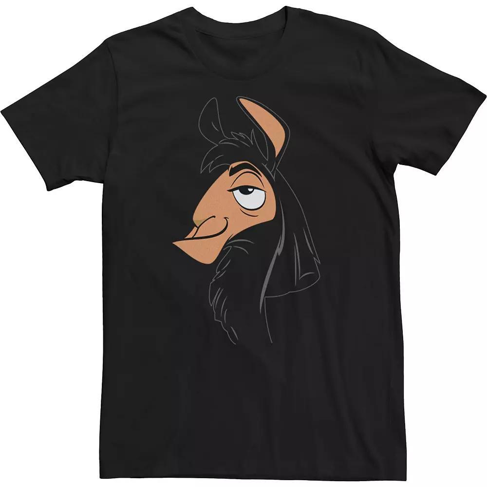 Disney's The Emperor's New Groove Kuzco Men's Big Face Tee, Size: XXL, Black Product Image