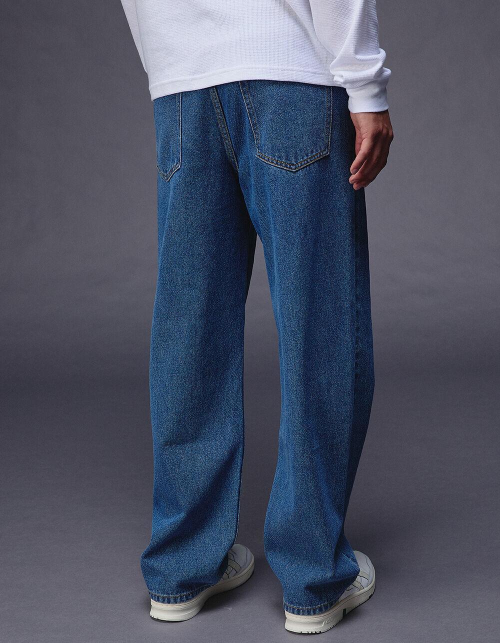 RSQ Mens Loose Fit Jeans - Dark Wash Product Image