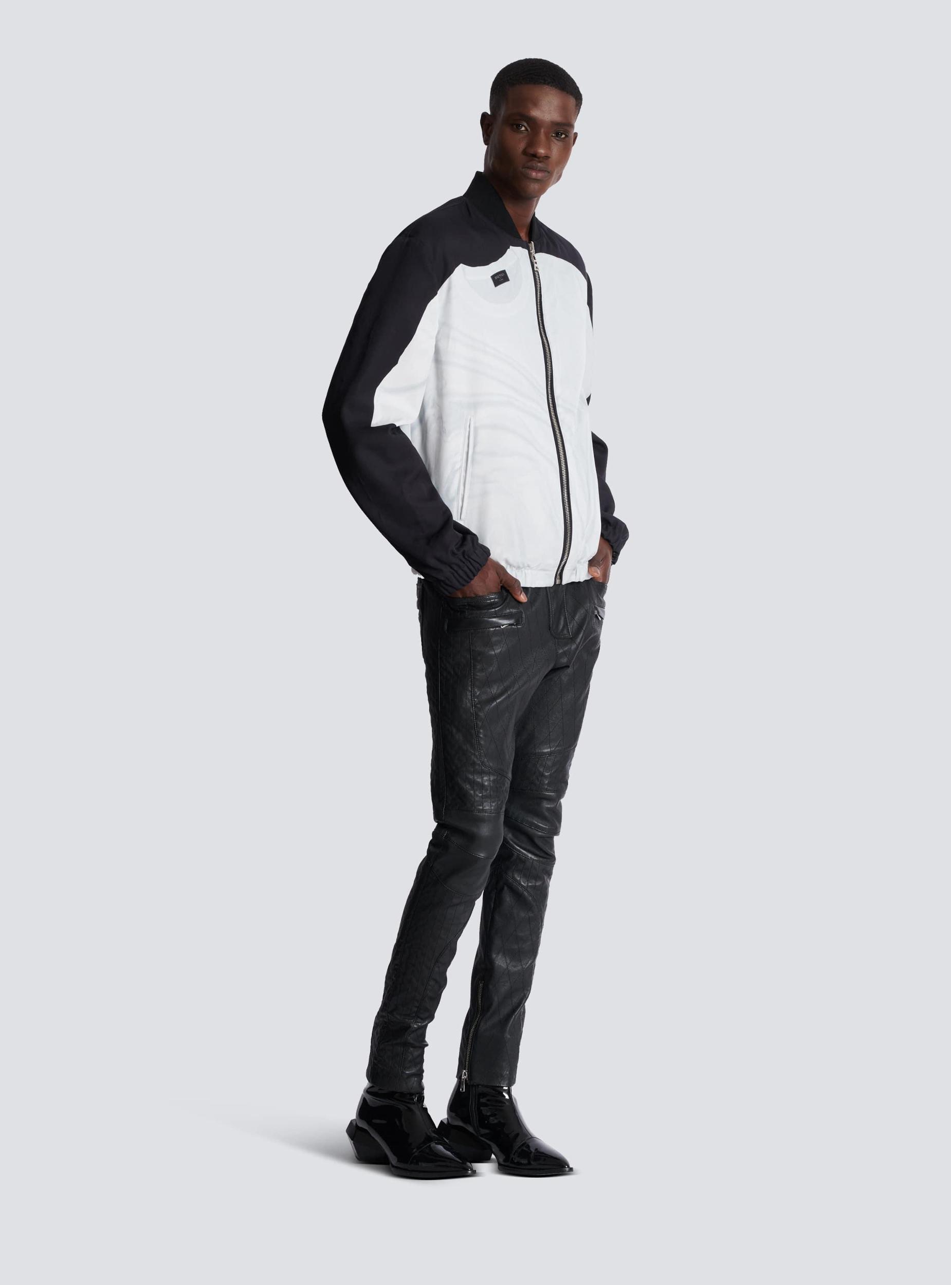 Bomber jacket with T-shirt print Product Image