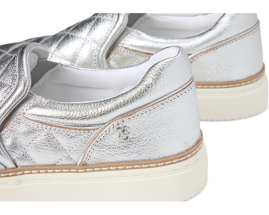 Rally Elastic Metallic Leather Slip-On Sneakers Product Image