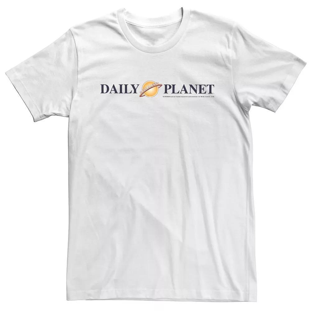 Men's DC Comics Superman Daily Planet Logo Graphic Tee, Size: XL, White Product Image