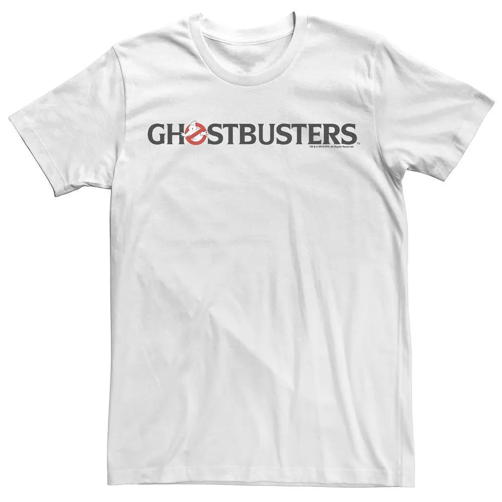 Big & Tall Ghostbusters Horizontal Logo Tee, Men's, Size: 3XLT, White Product Image