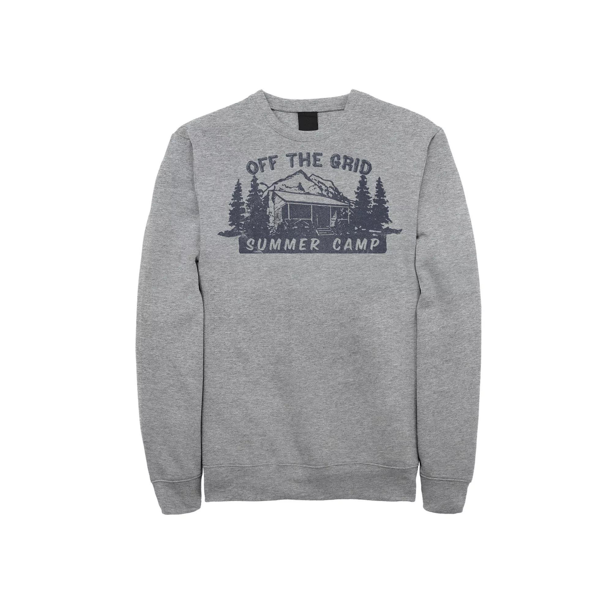 Men's Fifth Sun Off The Grid Cabin Sweatshirt, Size: Large, Athletic Grey Product Image