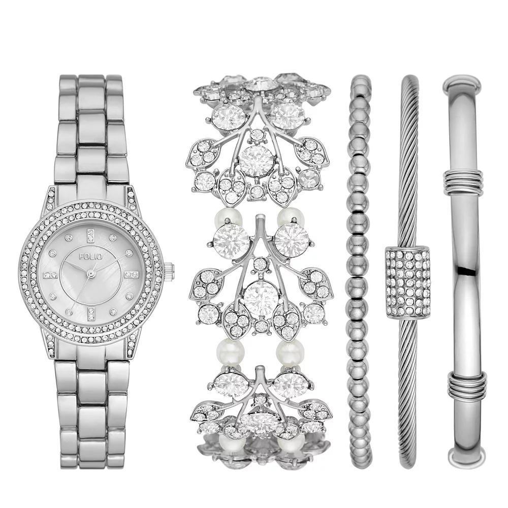 Folio Women's Silver Tone Stackable Accessory Set Product Image