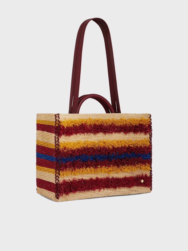 TOTE BAG IN RAFFIA  WITH STRAPS Product Image