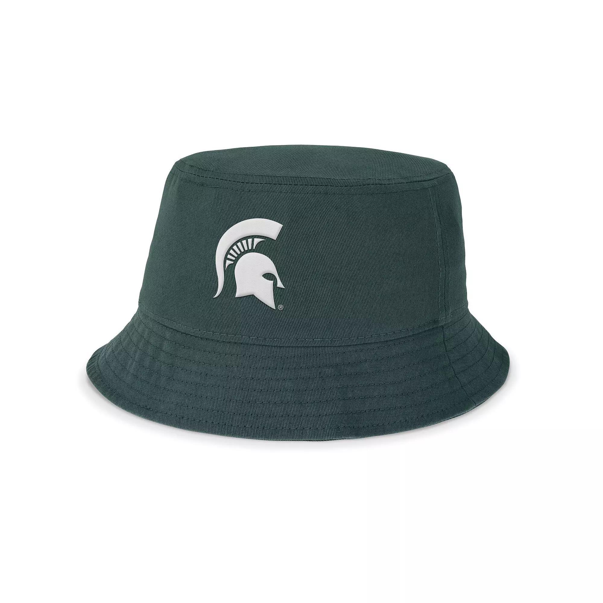 Men's Nike Green Michigan State Spartans Local Apex Bucket Hat, Size: Large Product Image