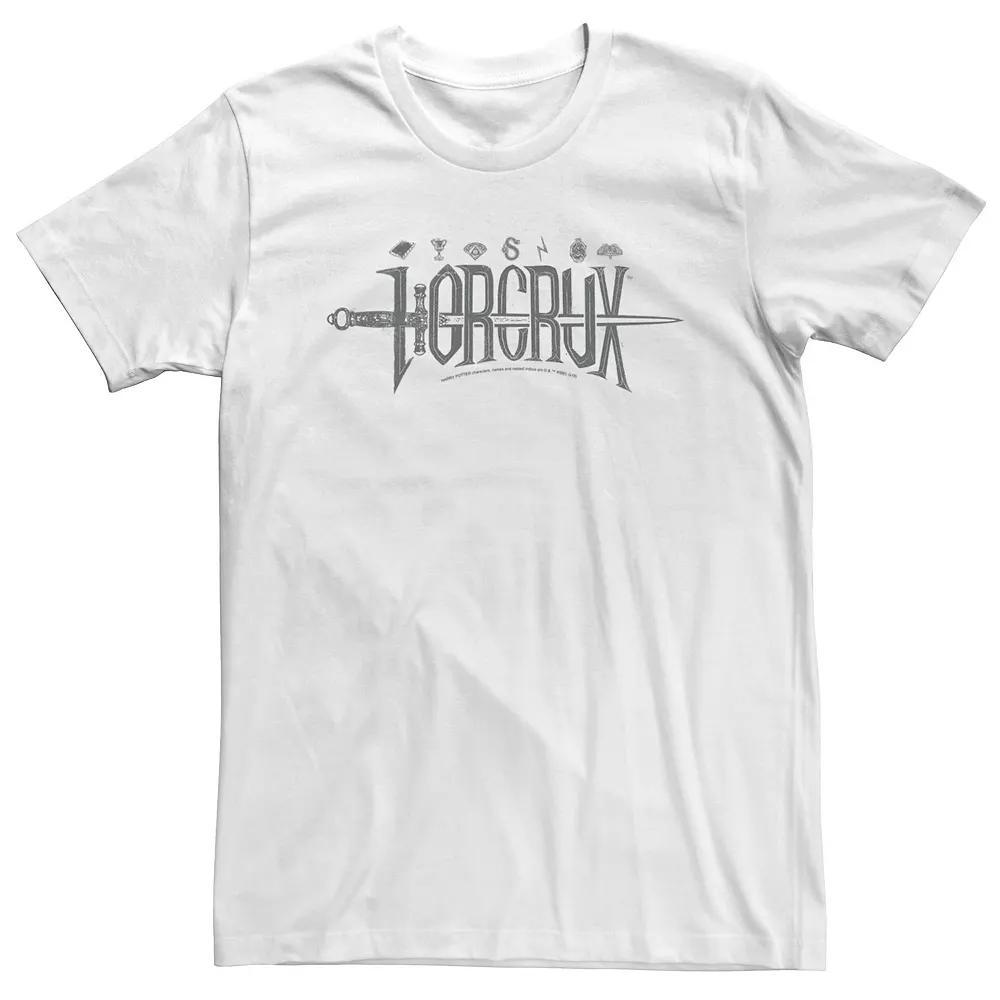 Big & Tall Harry Potter Seven Horcrux Symbols Tee, Men's, Size: 5XL, White Product Image