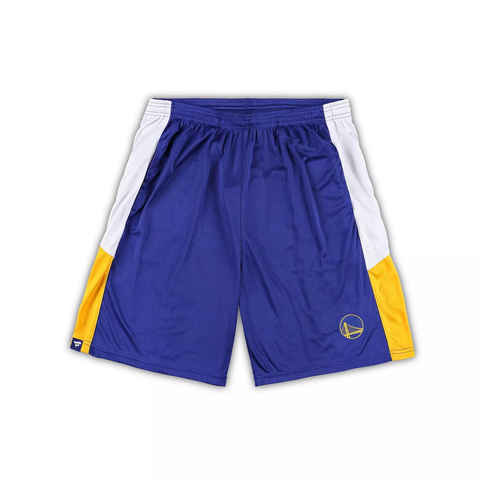 Men's Fanatics Branded Royal Golden State Warriors Big & Tall Champion Rush Practice Shorts, Size: 3XB, Blue Product Image