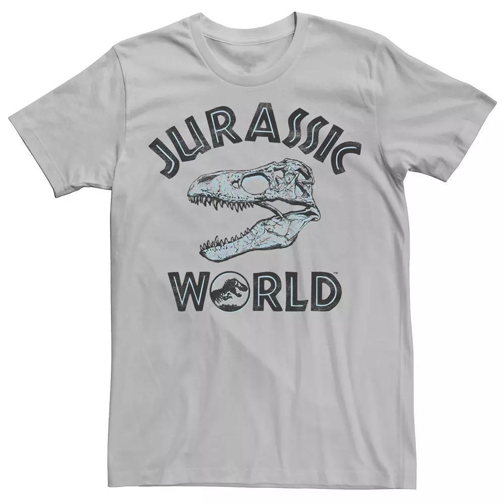 Men's Jurassic World Fallen Kingdom T-Rex Bones Tee, Size: 3XL, Silver Product Image