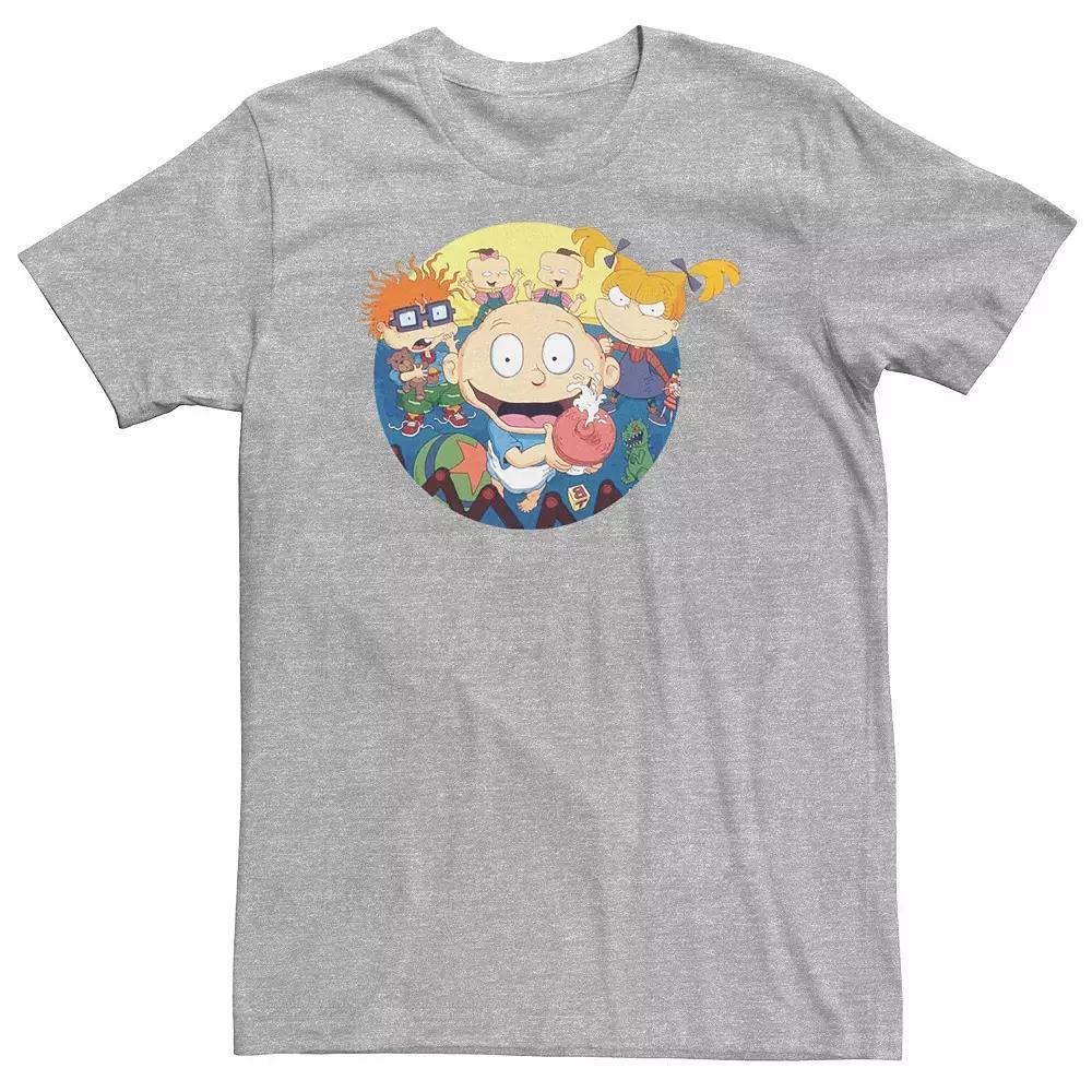 Big & Tall Nickelodeon Rug Rats Show Intro Tee, Men's, Size: 4XL Tall, Athletic Grey Product Image