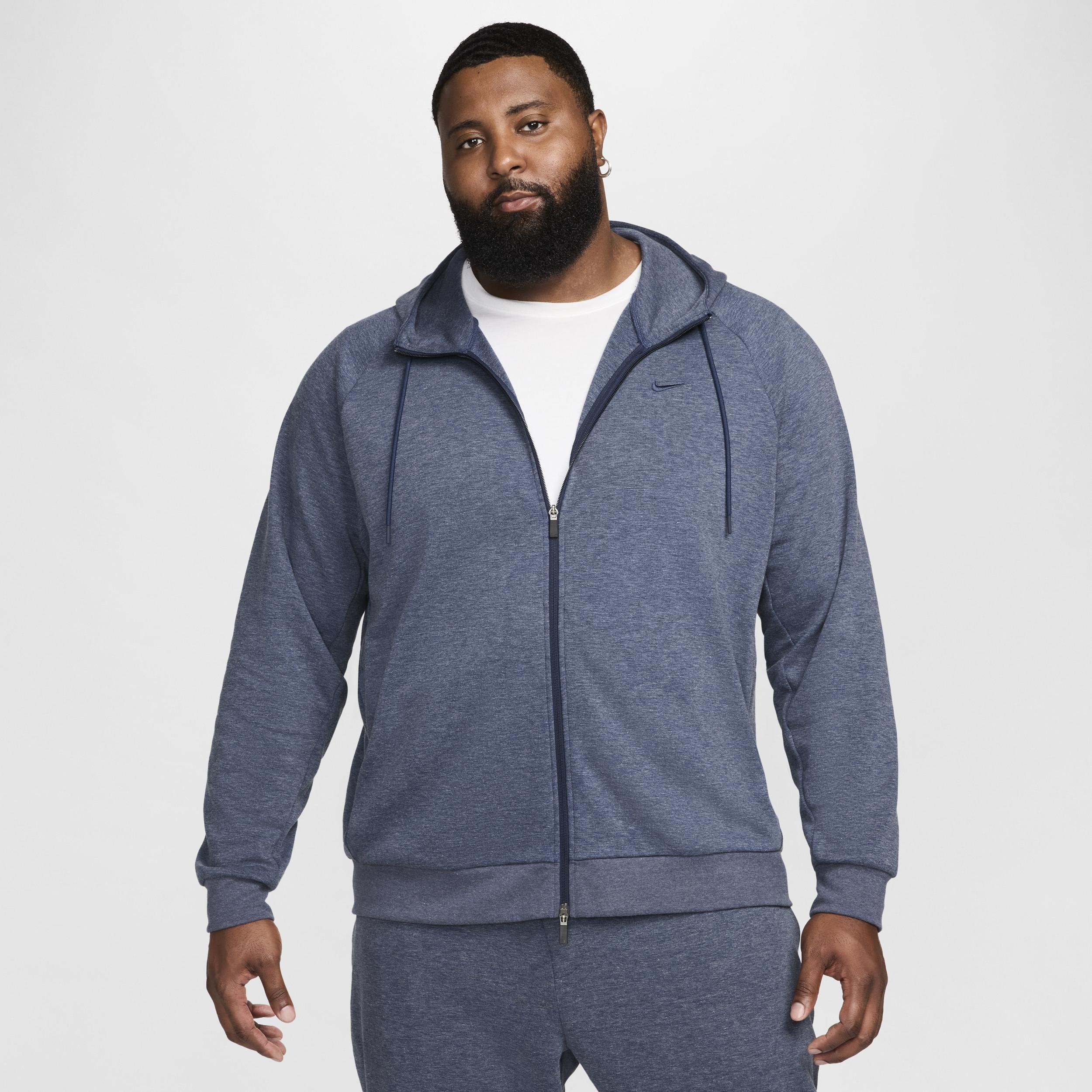 Nike Men's Primary Fleece Dri-FIT UV Full-Zip Performance Hoodie Product Image