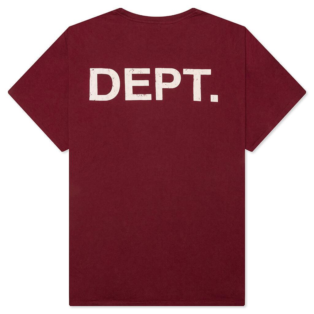 Gym Tee - Maroon Male Product Image