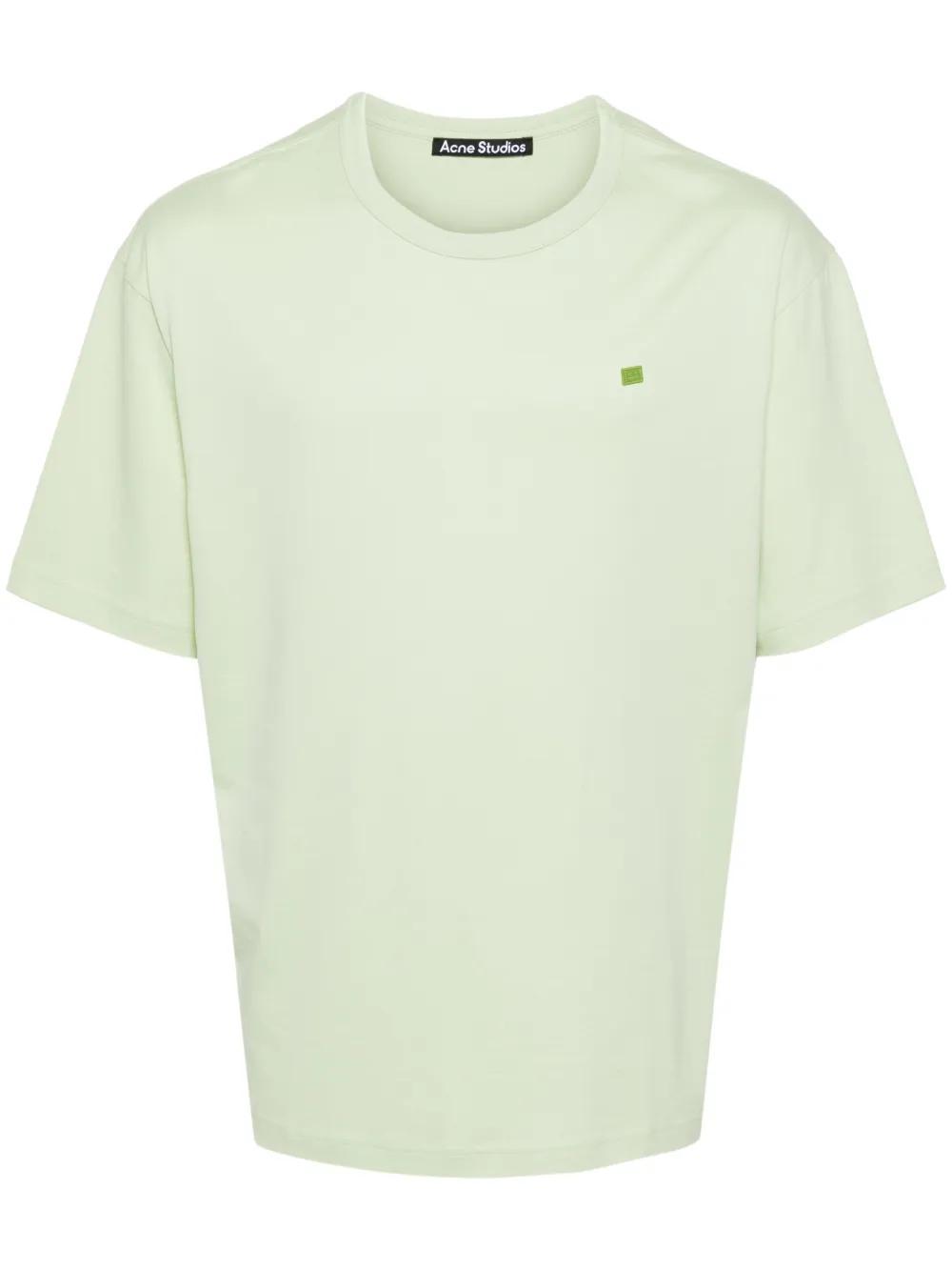 logo-patch organic cotton T-shirt Product Image