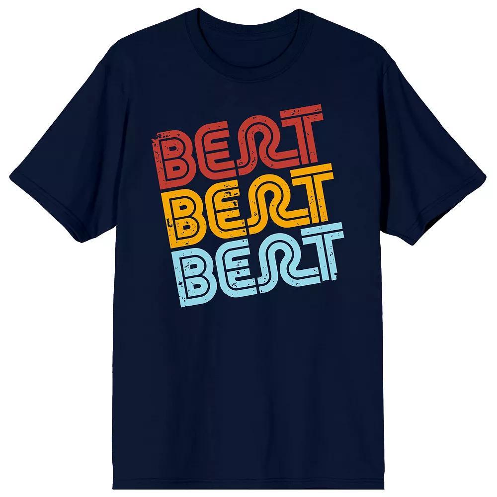Men's Bert Kreischer Bert Bert Short Sleeve Graphic T-Shirt, Size: Medium, Blue Product Image