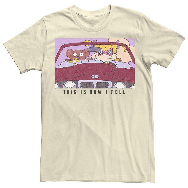 Men's Rugrats Angelica This Is How I Roll Tee, Boy's, Size: Medium, Natural Product Image