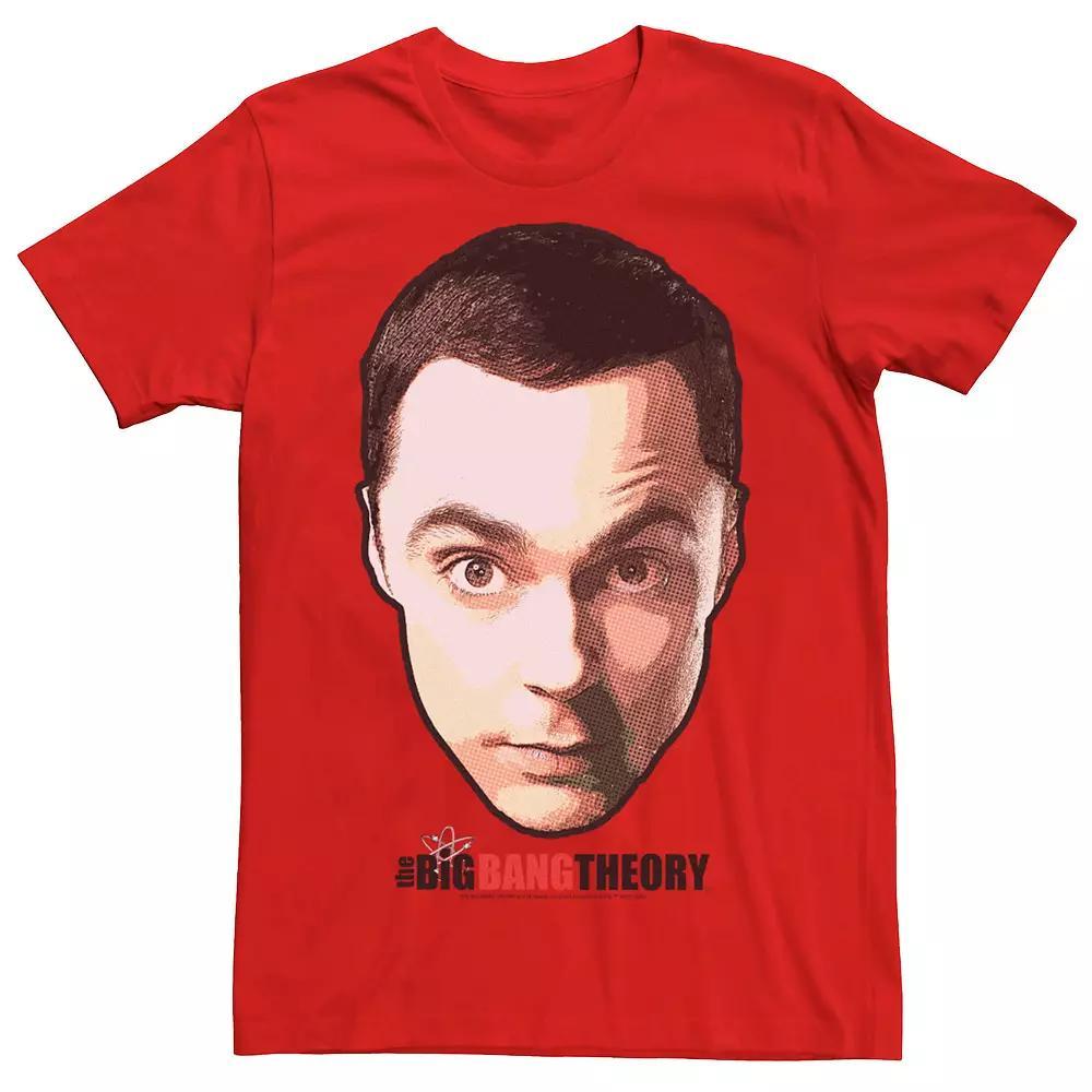 Men's The Big Bang Theory Sheldon Big Face Tee, Size: XXL, White Product Image
