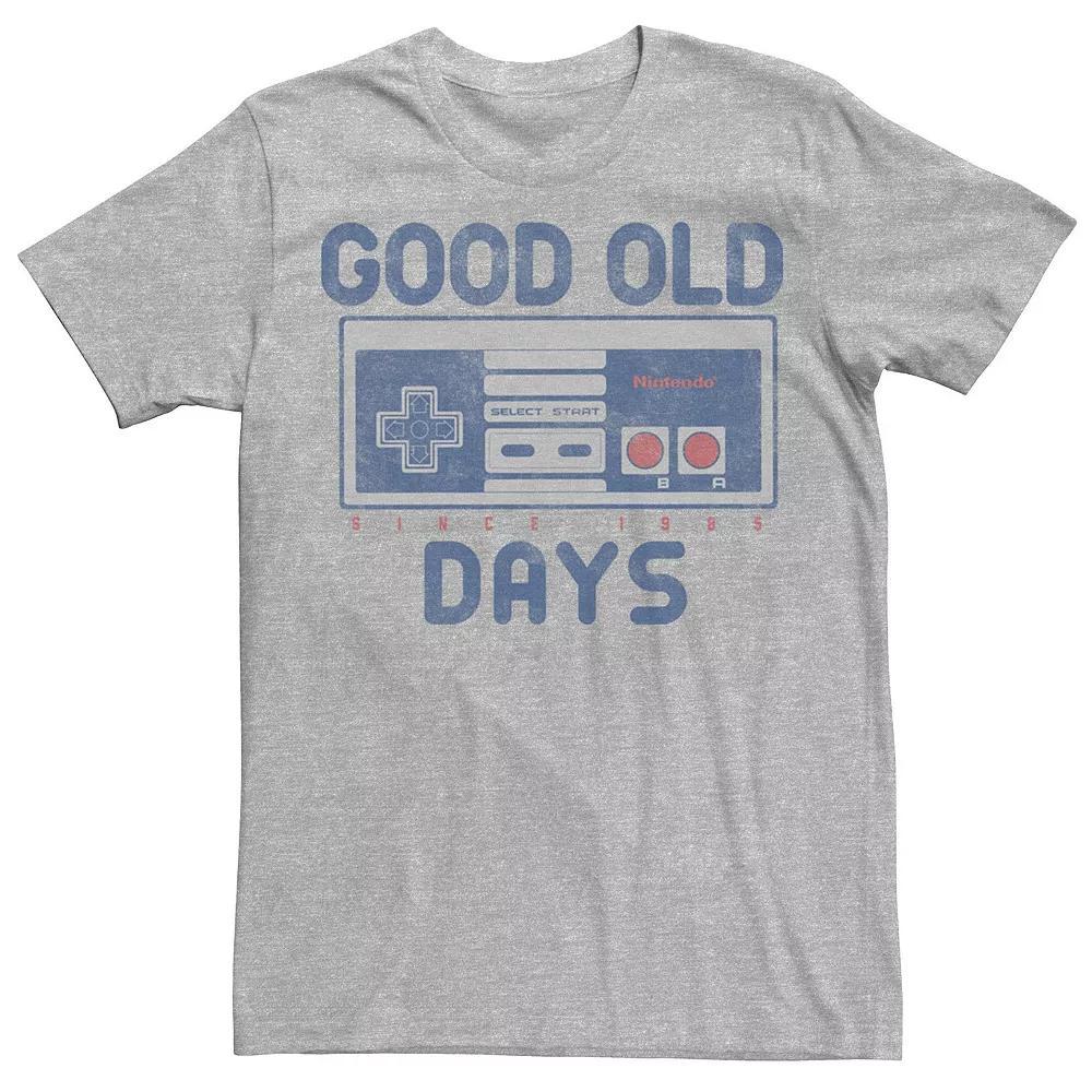Men's Nintendo NES Controller Good Old Days Retro Tee, Size: Medium, Light Blue Product Image