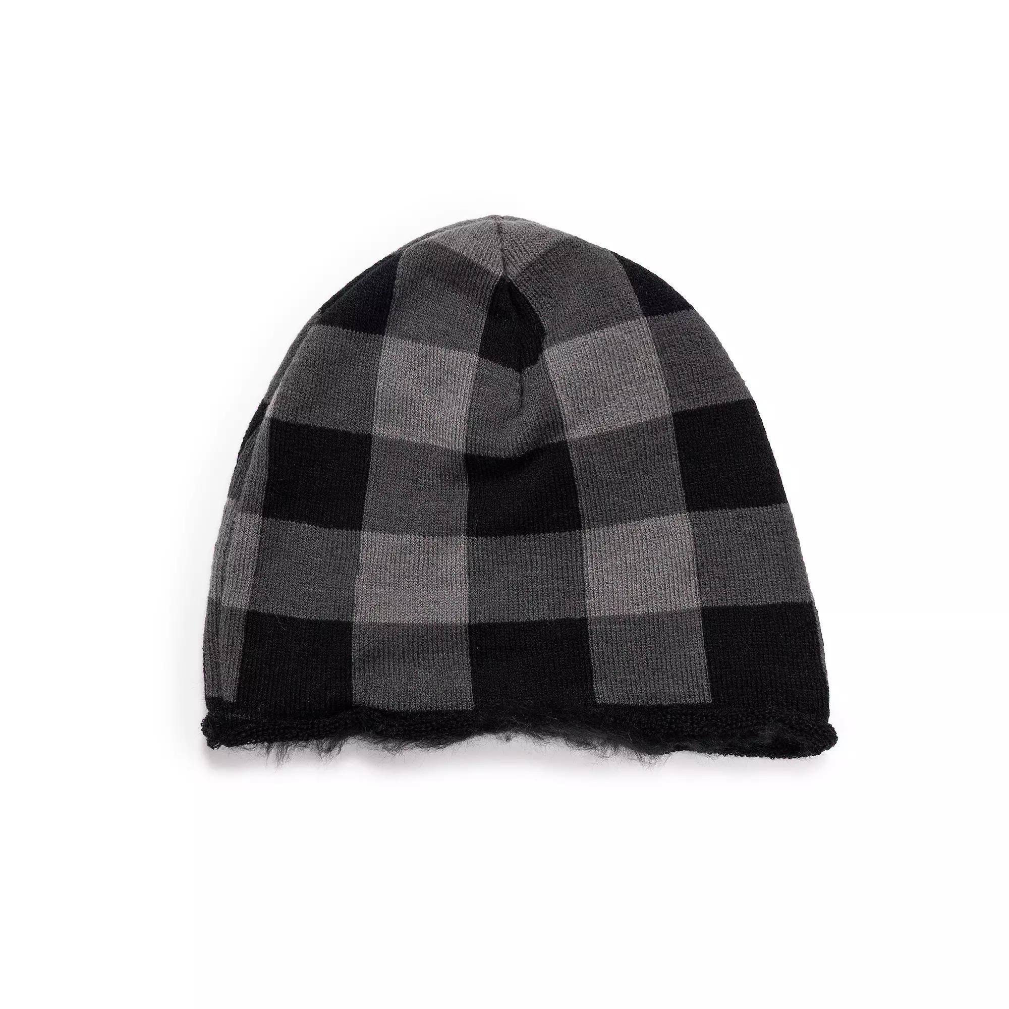Men's MUK LUKS Soft Lining Heat Retainer Hat, Gray Buffalo Product Image