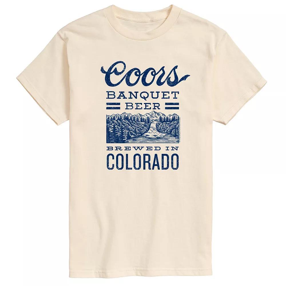 Mens Coors Banquet Beer Colorado Graphic Tee Product Image
