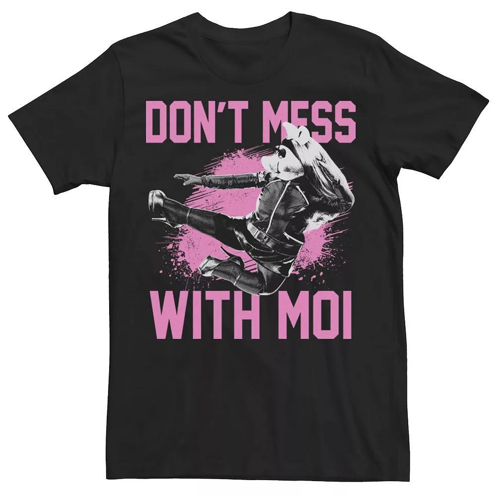 Men's Muppet Karate Piggy Text Tee, Size: XXL, Black Product Image