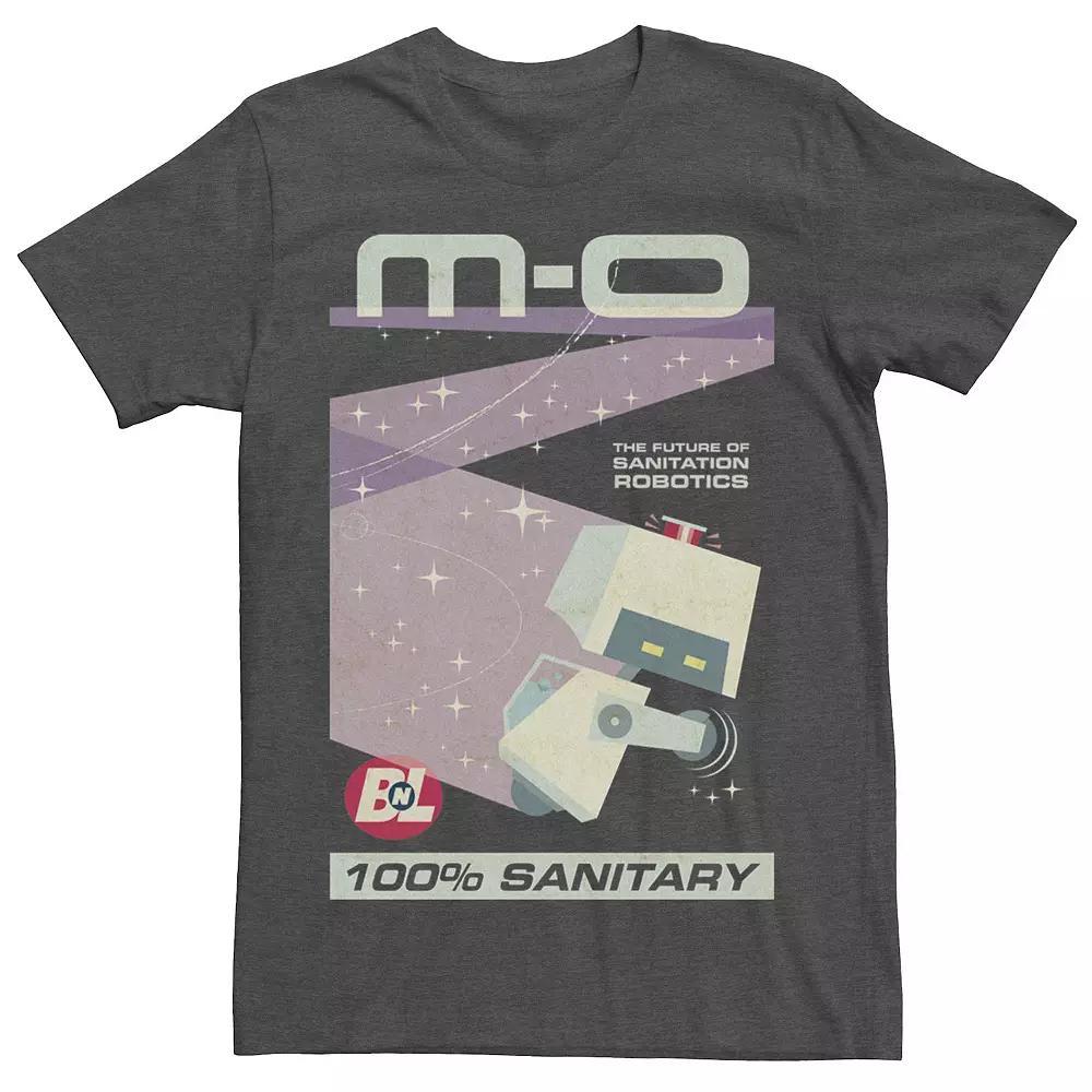 Disney / Pixar's WALL-E M-O Men's Future Of Sanitation Robotics Poster Tee, Size: Medium, Grey Heather Product Image