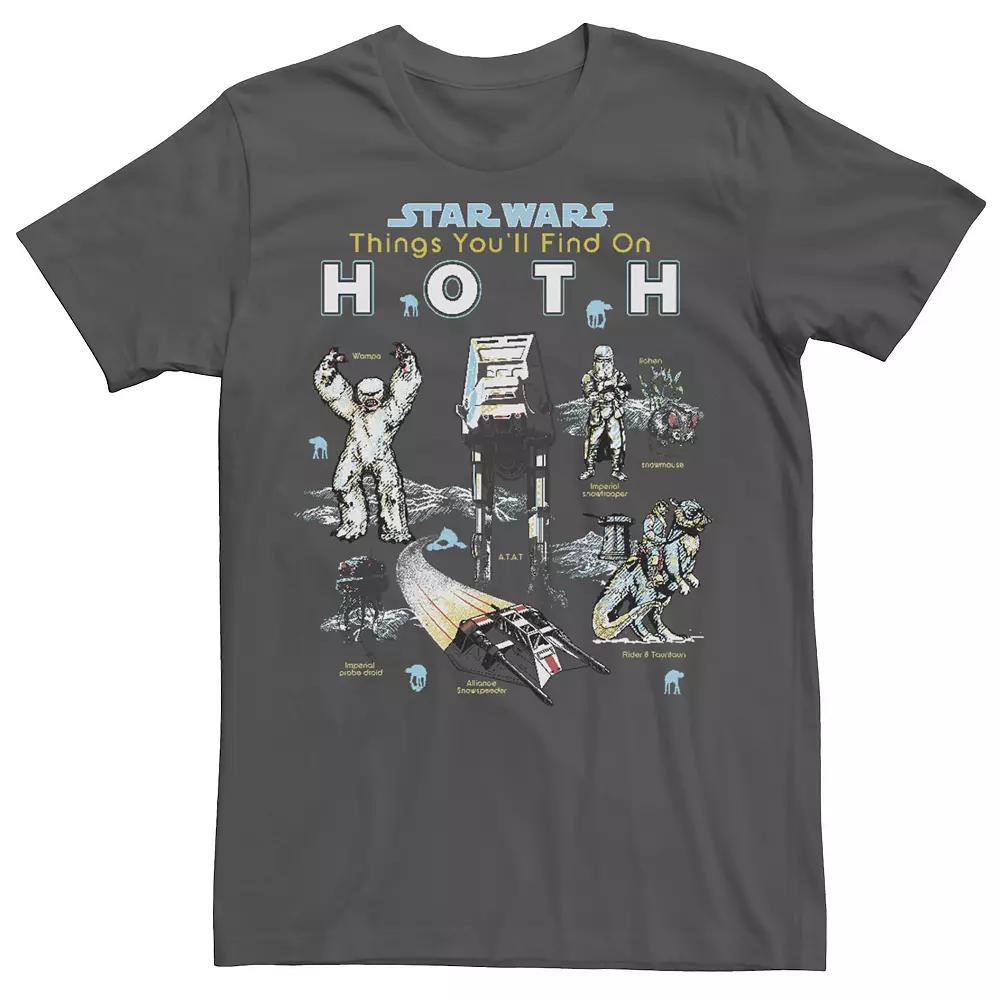 Men's Star Wars Things You'll Find On Hoth Tee, Size: XL, Grey Product Image