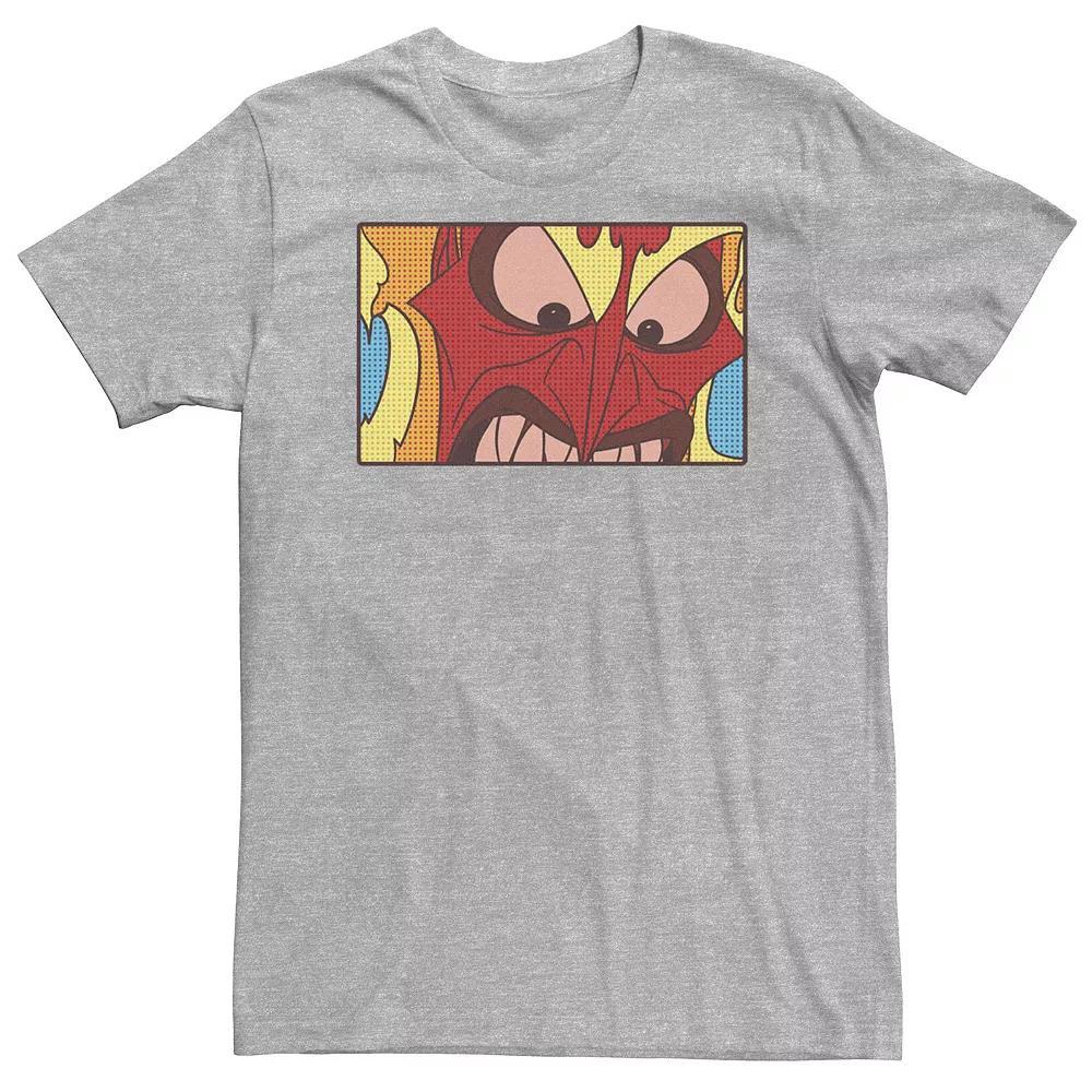 Big & Tall Disney Hercules Hades Pop Art Poster Tee, Men's, Size: 3XL Tall, Athletic Grey Product Image