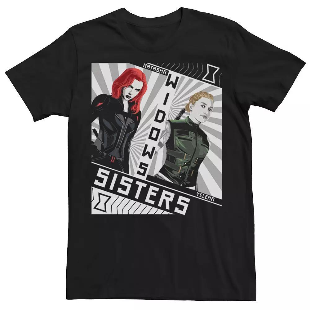 Men's Marvel Black Widow Natasha Yelena Widows Sisters Tee, Size: Medium Product Image