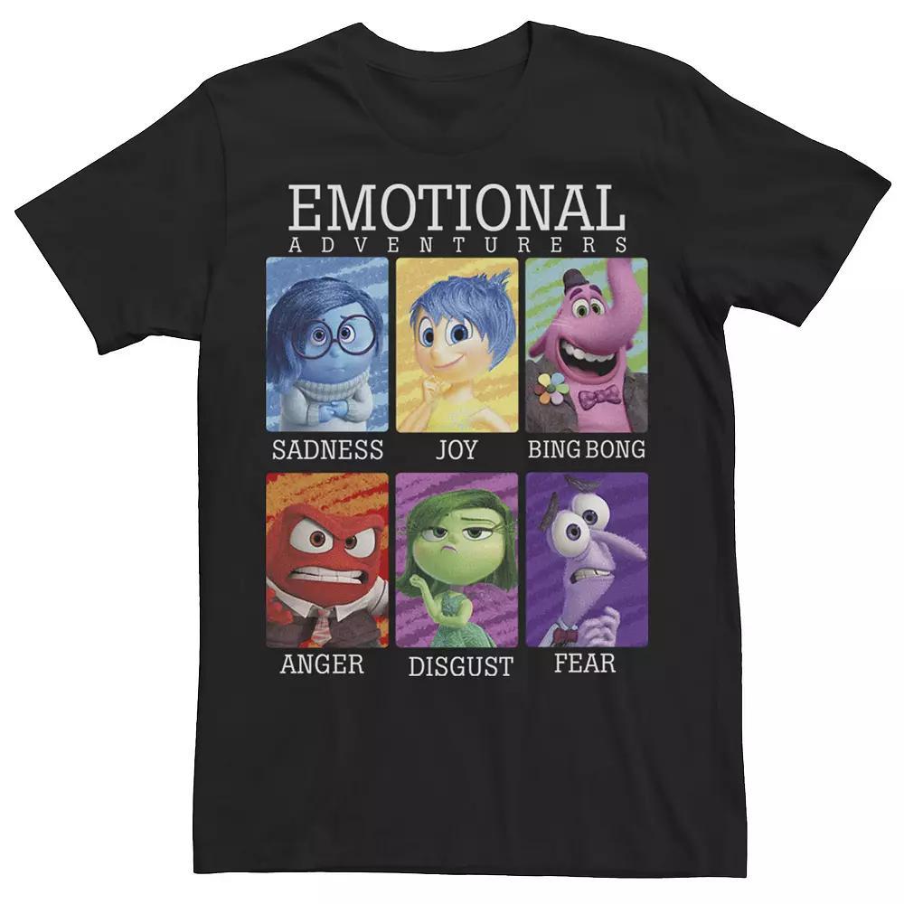 Disney / Pixar's Inside Out Men's Emotions Yearbook Group Tee, Size: Large, Black Product Image