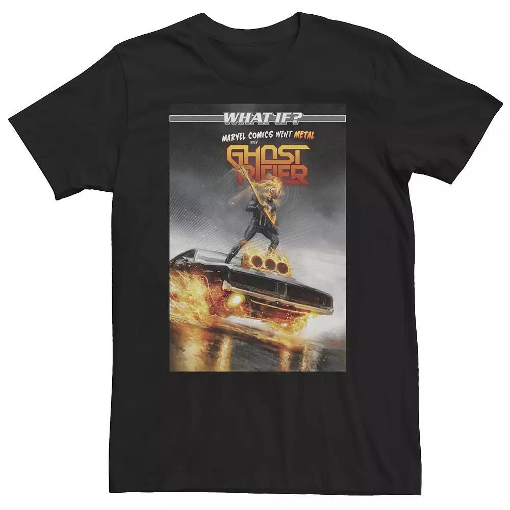 Big & Tall Marvel The Punisher What If? Spider-Man Comic Cover Tee, Men's, Size: 3XL Tall, Black Product Image