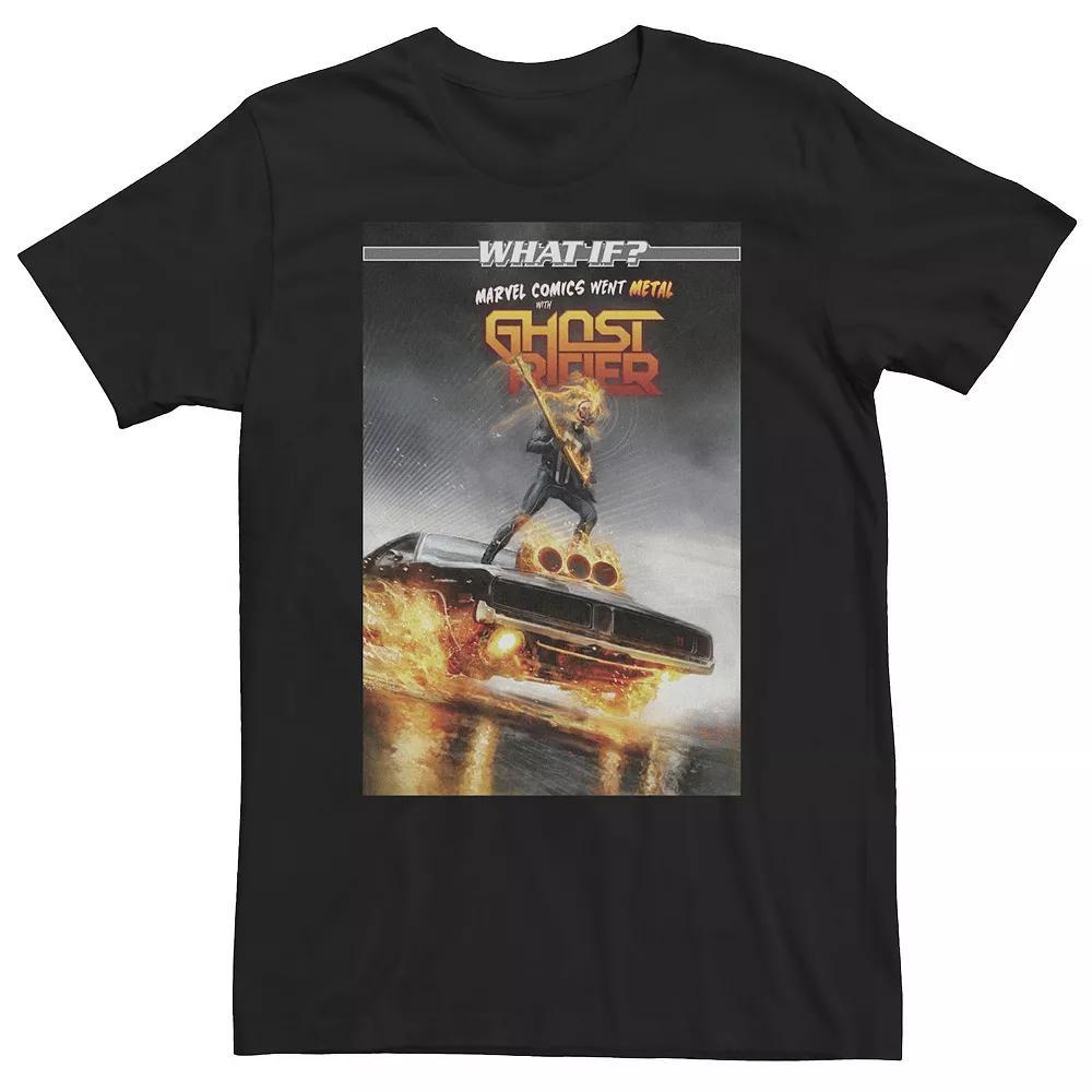 Big & Tall Marvel The Punisher What If? Spider-Man Comic Cover Tee, Men's, Size: 3XL Tall, Black Product Image