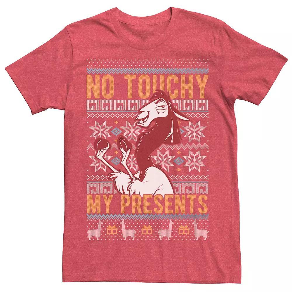 Disney's Emperor's New Groove Kuzco No Touchy Ugly Christmas Men's Graphic Tee, Size: Medium, Kelly Product Image