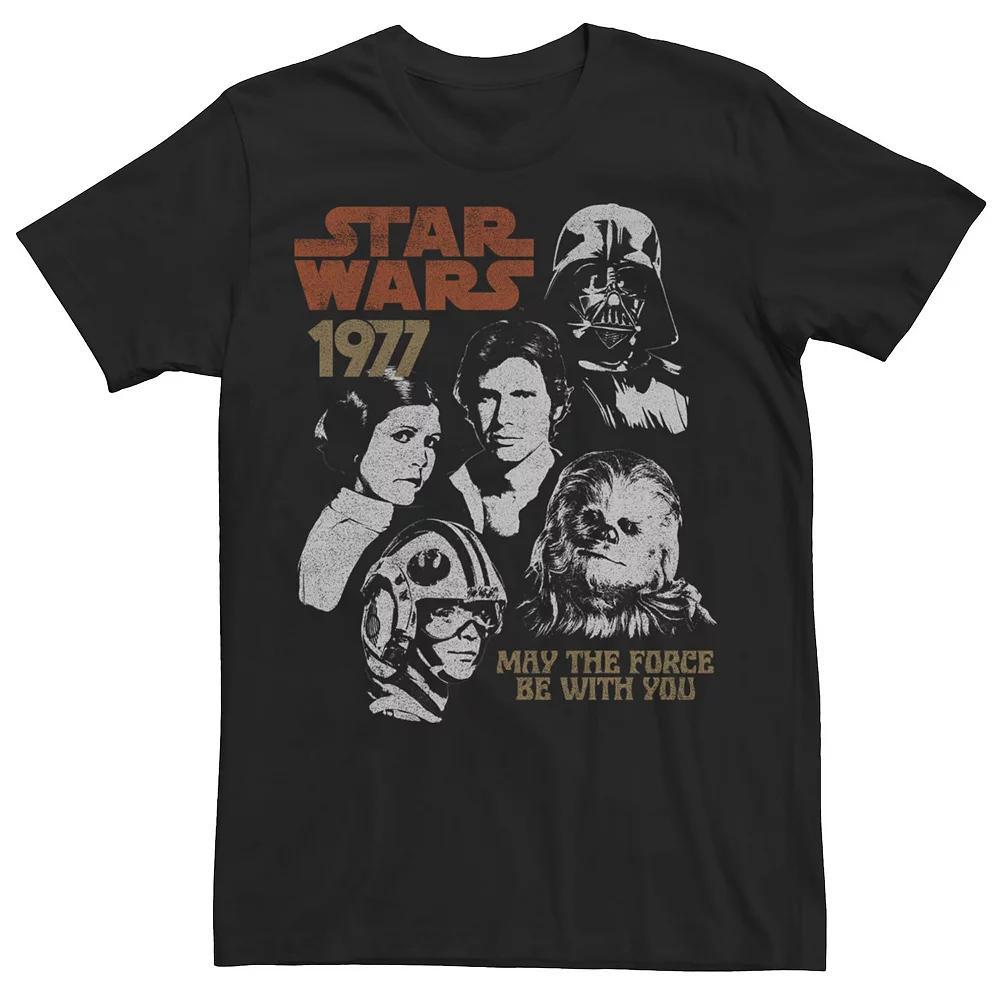 Mens Star Wars Chewies Got Your Back Tee Red Grey Product Image
