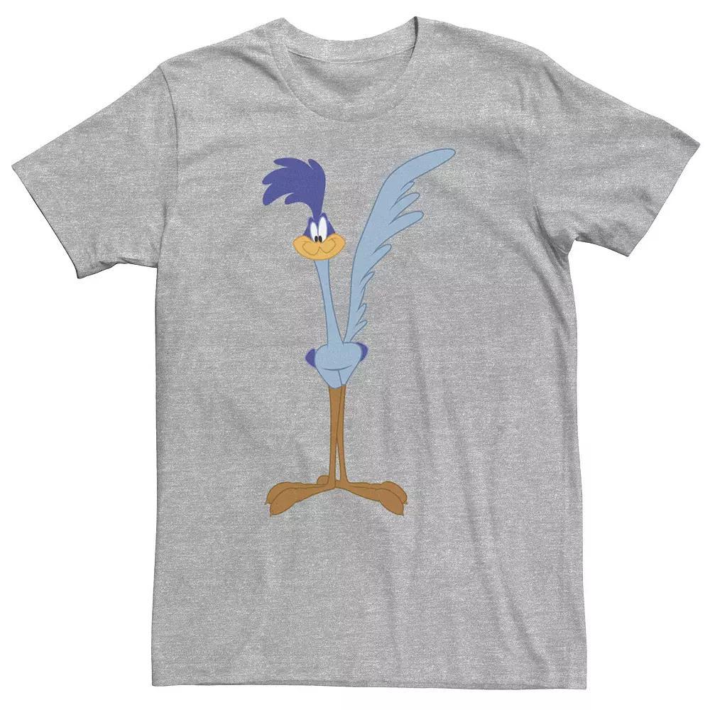 Big & Tall Looney Tunes Road Runner Simple Portrait Tee, Men's, Size: 4XL, Athletic Grey Product Image