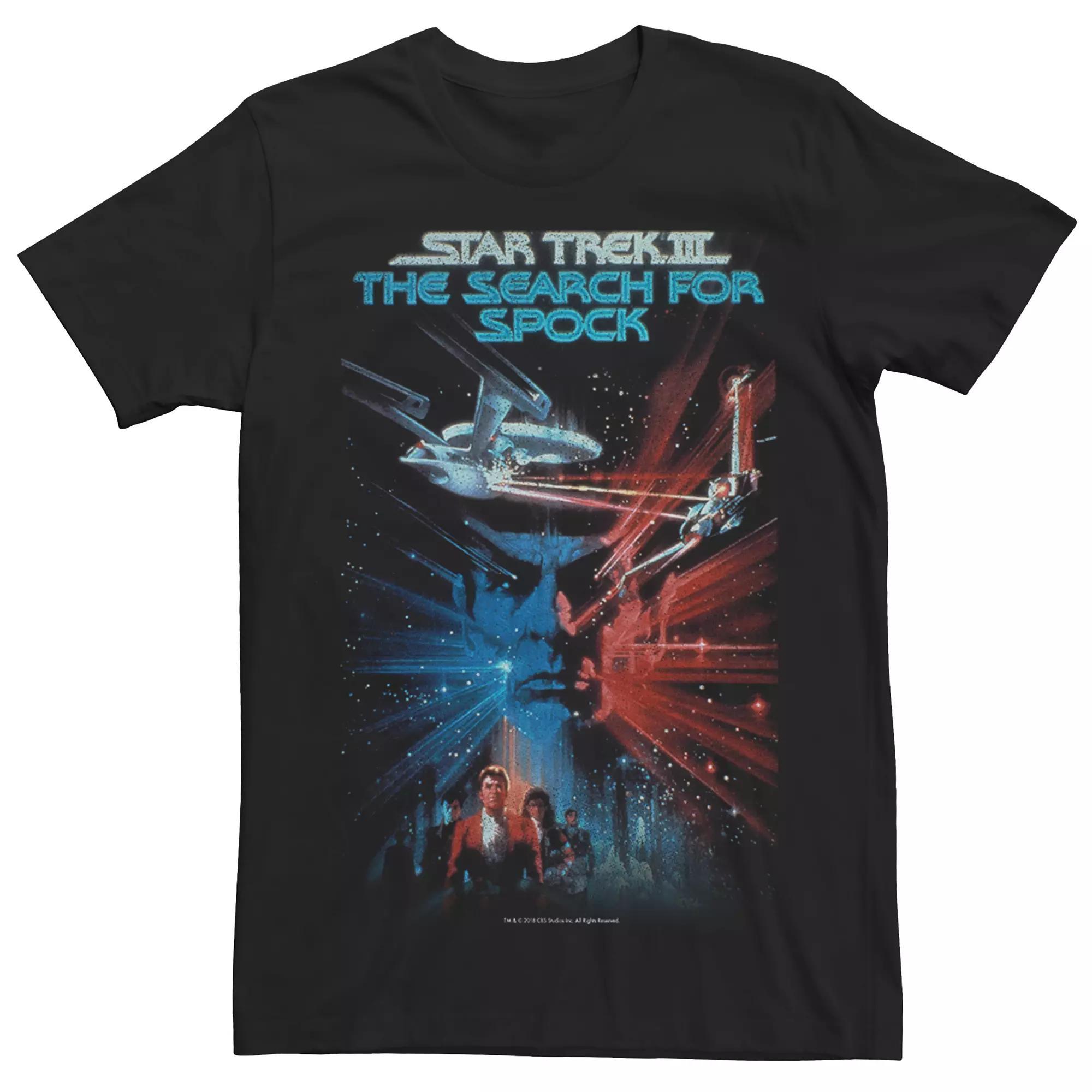 Men's Star Trek III: The Search for Spock Poster Tee, Size: Medium, Black Product Image