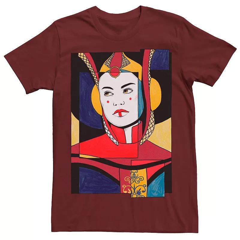 Men's Star Wars Padme Artsy Sketch Poster Tee, Size: Small, Red Product Image