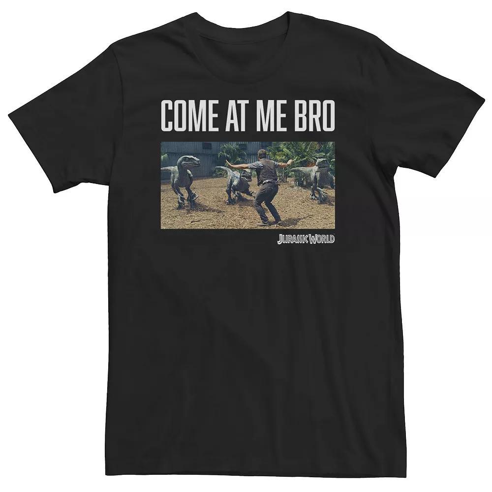 Big & Tall Jurassic World Come At Me Bro Movie Still Tee, Men's, Size: 3XL, Black Product Image