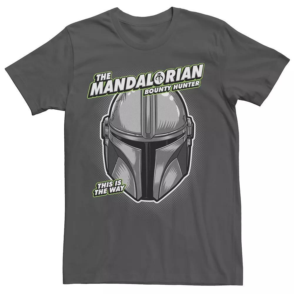 Men's Star Wars The Mandalorian Comic Bold Poster Tee, Size: Medium, Grey Product Image
