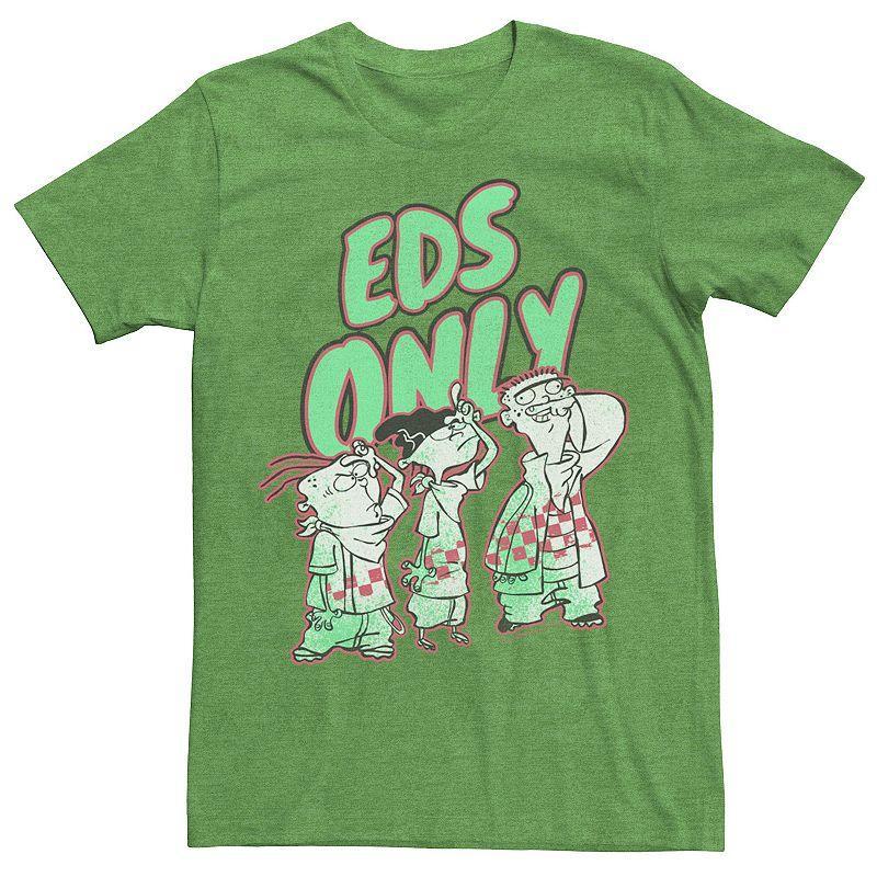 Men's Ed, Edd & Eddy Eds Only Portrait Tee, Size: 3XL, Kelly Grey Product Image