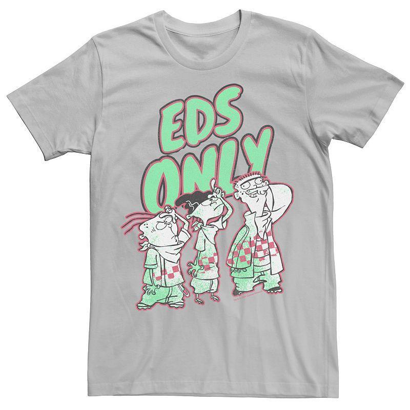 Men's Ed, Edd & Eddy Eds Only Portrait Tee, Size: Medium, Silver Product Image