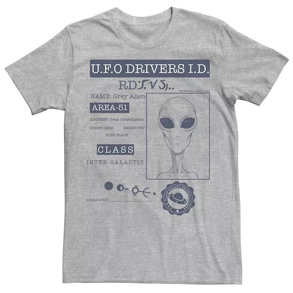 Men's Alien License Tee, Size: XL, Athletic Grey Product Image