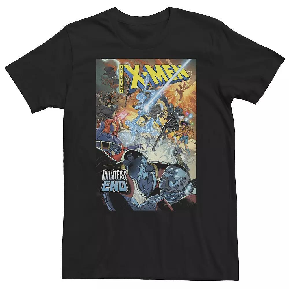 Big & Tall Marvel Comixology The Uncanny X-Men Winter's End Comic Cover Tee, Men's, Size: 5XL, Black Product Image