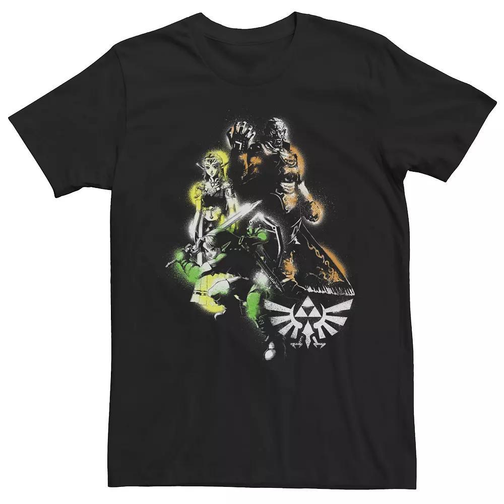 Big & Tall Twister Let's Get Knotty Tee, Men's, Size: Large Tall, Black Product Image