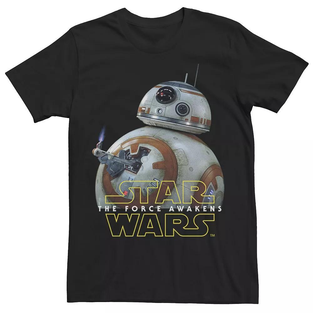 Men's Star Wars The Force Awakens BB-8 Lighter Graphic Tee, Size: 3XL, Black Product Image
