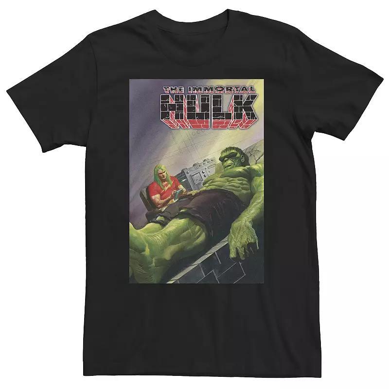 Big & Tall Marvel Comixology The Hulk Adam Warlock Comic Book Cover Tee, Men's, Size: XL Tall, Black Product Image