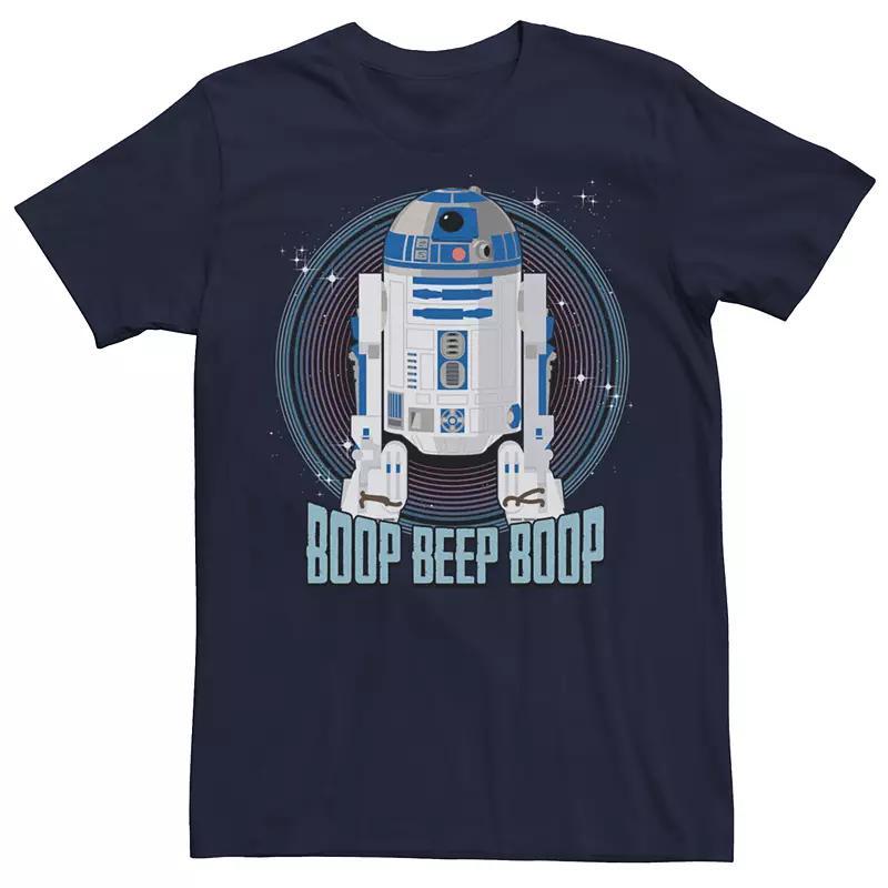 Men's Star Wars R2-D2 Boop Beep Boop Circle Tee, Size: Large, Blue Product Image